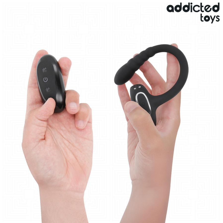 Addicted Toys P Spot Vibrating Cock Ring Remote Control - 4