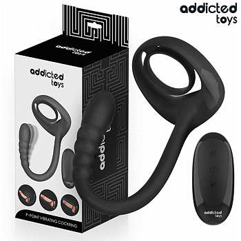 Addicted Toys P Spot Vibrating Cock Ring Remote Control