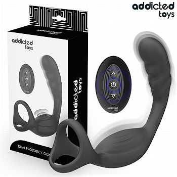 Addicted Toys Dual Prostatic Cock Ring Remote Control