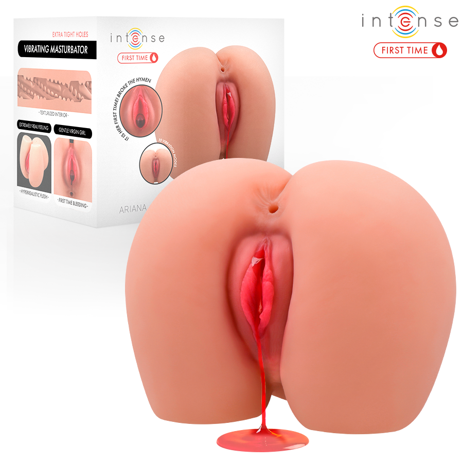 Intense Bodies Masturbators Intense First Time Ariana Virgin Vibrator With Bleeding - 2