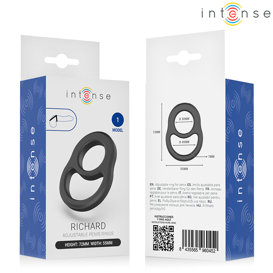 Intense For Him Richard Double Penis Ring - 5