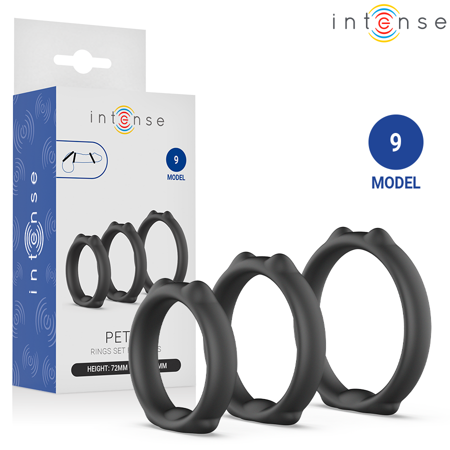Intense For Him Peter Set Of 3 Penis Rings
