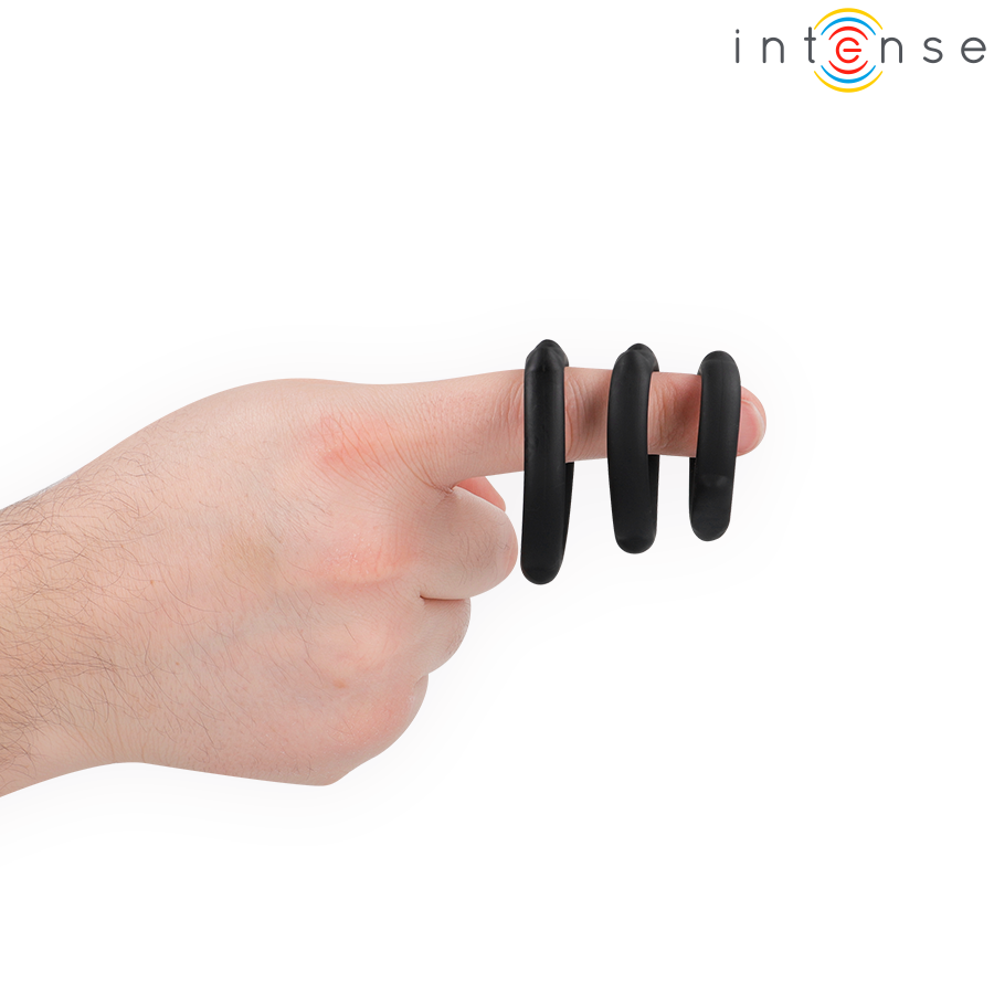 Intense For Him Peter Set Of 3 Penis Rings - 2
