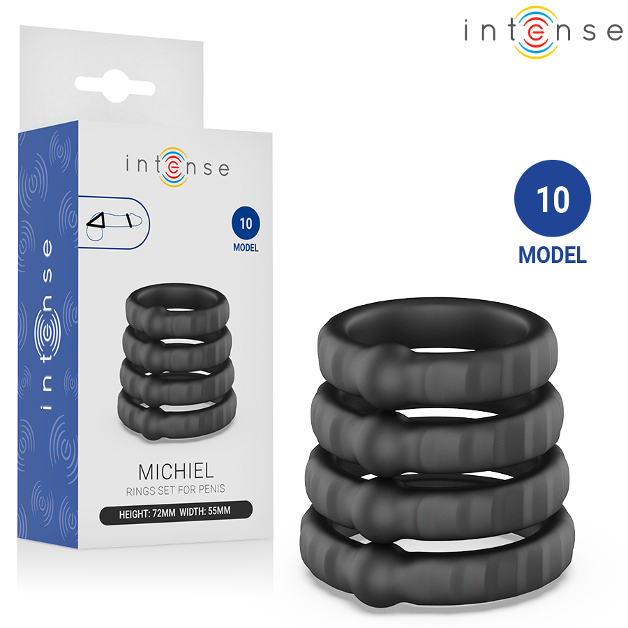 Intense For Him Michiel Set Of 4 Penis Rings