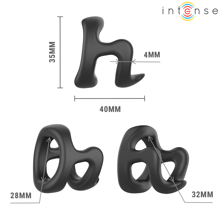 Intense For Him Charles Adjustable Penis Ring - 5
