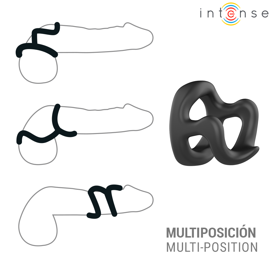Intense For Him Charles Adjustable Penis Ring - 3