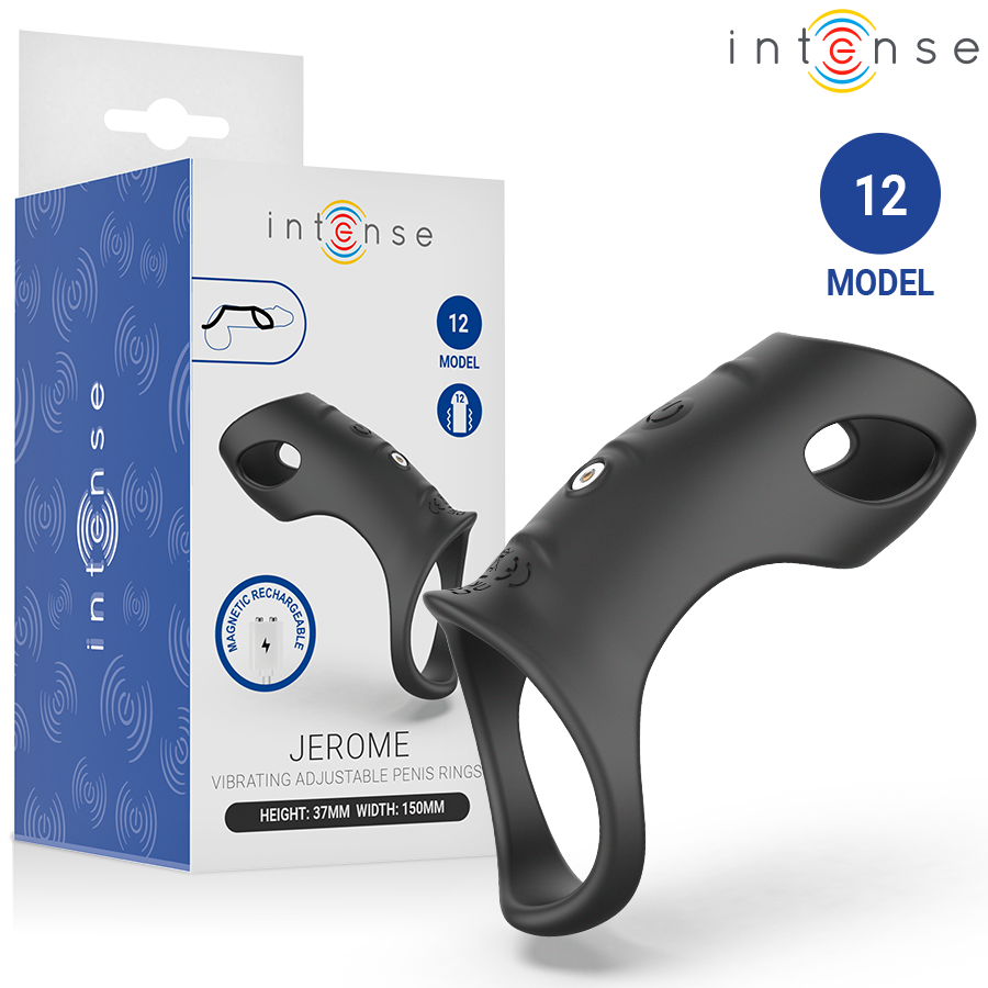 Intense For Him Jerome Adjustable Vibrating Penis Ring