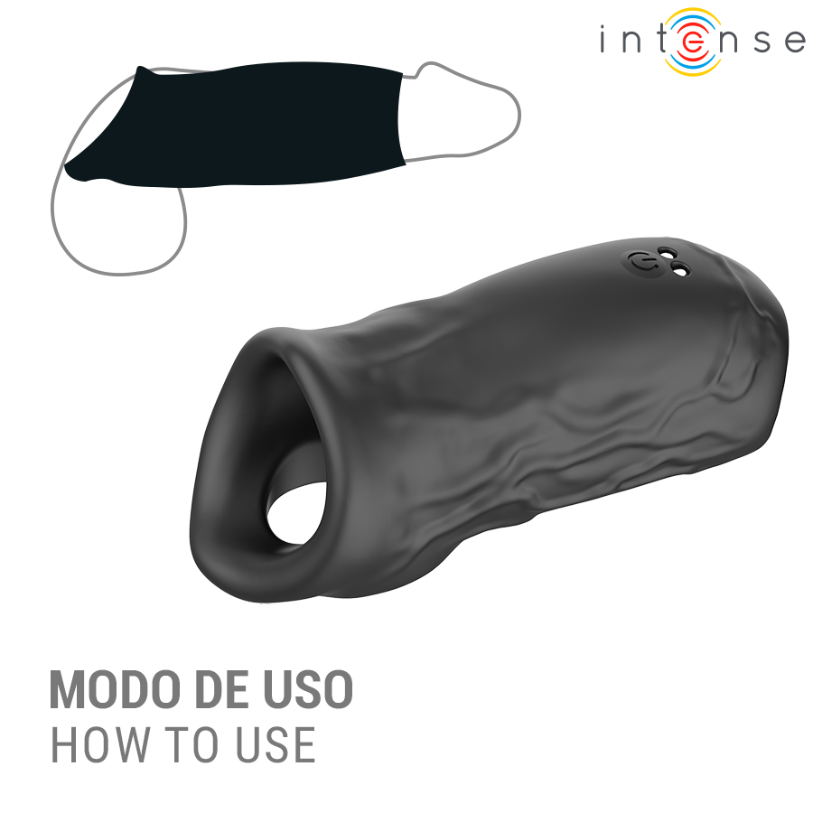 Intense For Him Sean Vibrating Adjustable Penis Ring - 3