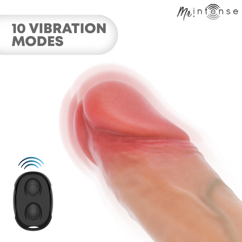 Mr Intense Penis MR Intense Arnold Vibrator Silicone Penis Sleeve With Remote Control 16 CM Ø 4 5 CM - 2
