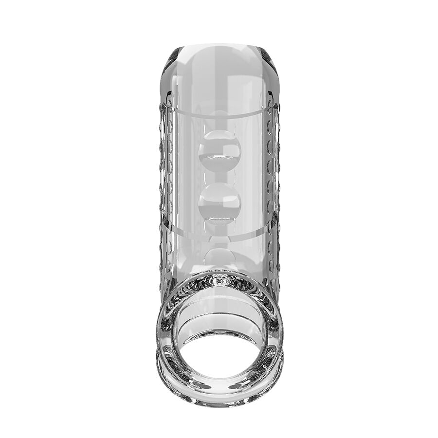 For Him Pretty Love Transparent Textured Penis Sheath - 3