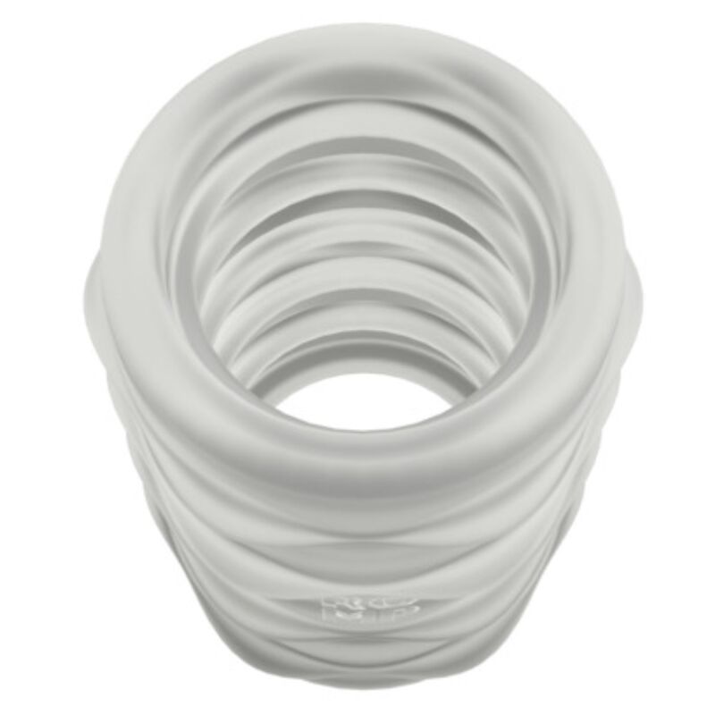 Romp Mosh Transparent Male Masturbator With 6 Cm Reversble Sheath