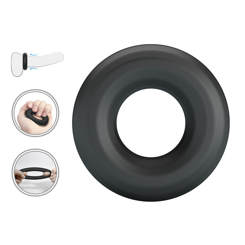 Crazy Bull Urban Super Soft Silicone Cock Ring - 5