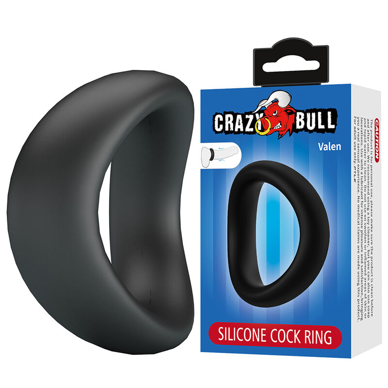 Crazy Bull Valen Ergonomic Silicone Cock Ring - 2