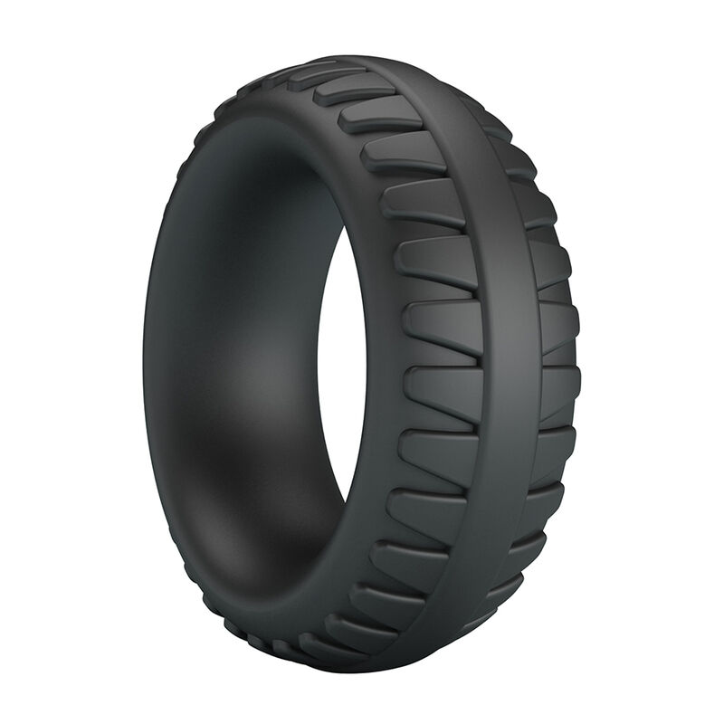Crazy Bull Merritt Textured Silicone Cock Ring - 5