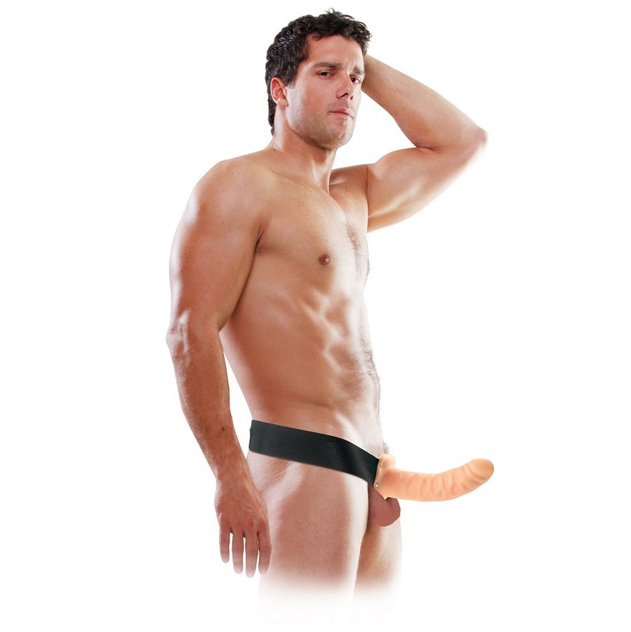 Fetish Fantasy 19 Cm Hollow Strap On Natural - 4