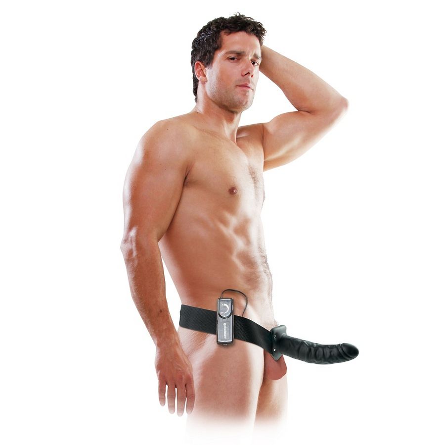 Fetish Fantasy 19 CM Vibrating Hollow Strap On