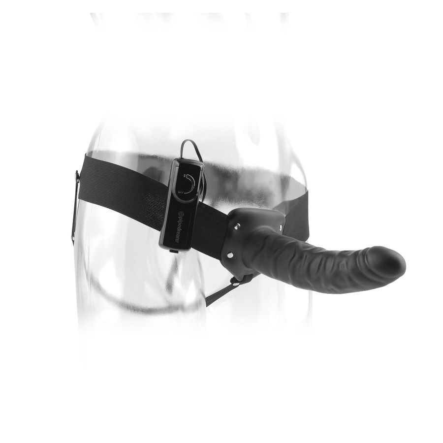 Fetish Fantasy 19 CM Vibrating Hollow Strap On - 2