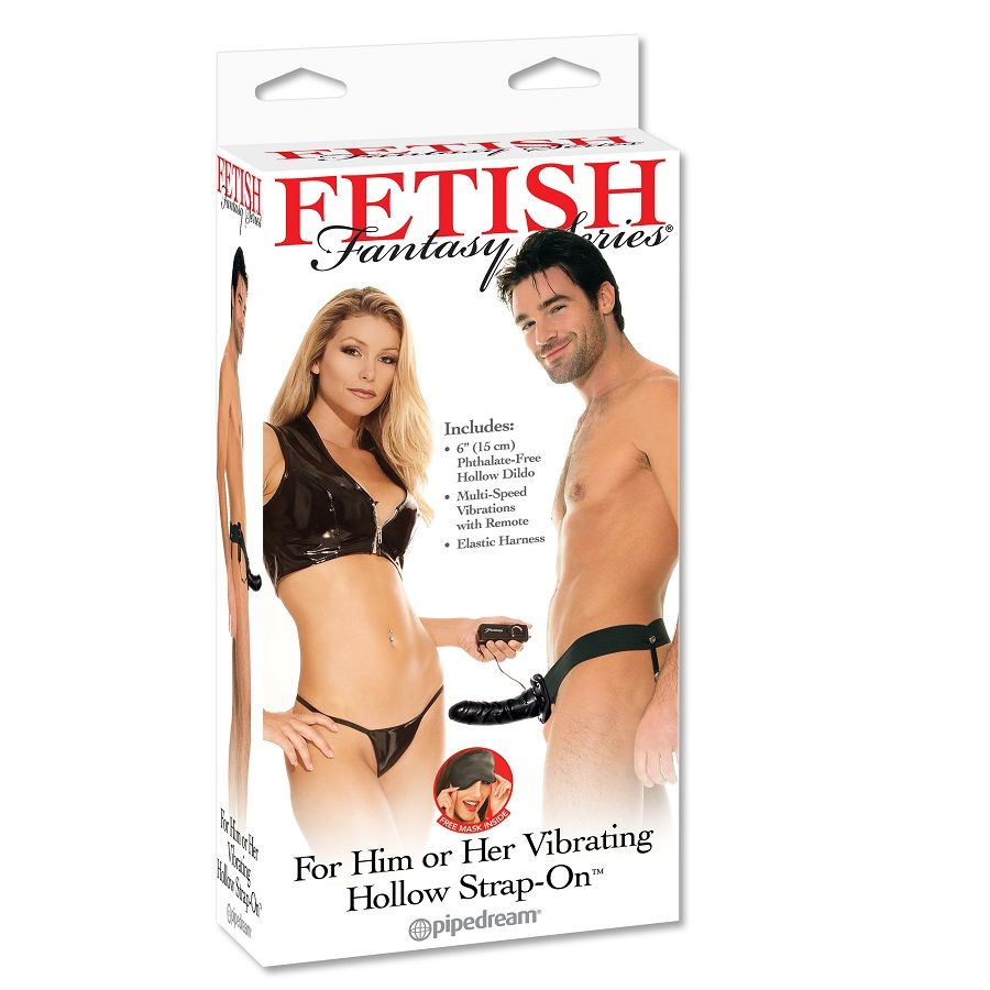 Fetish Fantasy Vibrating Hollow Strap On For Her Or Him - 2