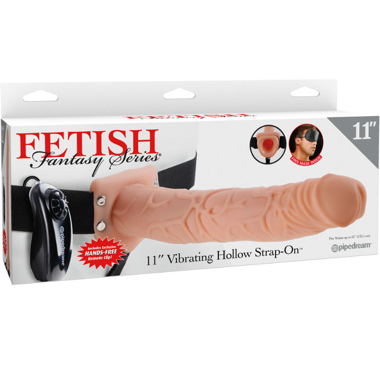 Fetish Fantasy 11 Hollow Strap On Vibrating With Balls 27 9Cm - 4