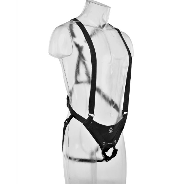 King Cock 28 Cm Hollow Strap On Suspender System - 4