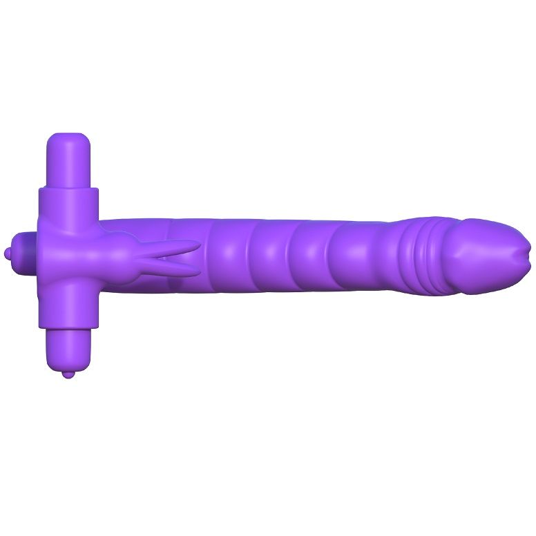 Fantasy C Ringz Silicone Double Vibrator Rabbit - 5