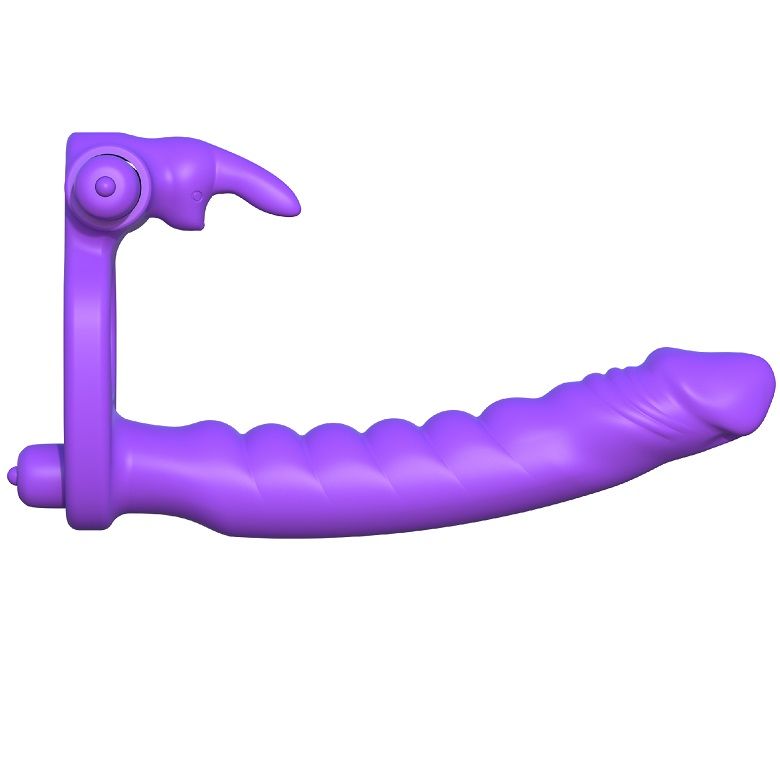 Fantasy C Ringz Silicone Double Vibrator Rabbit - 2