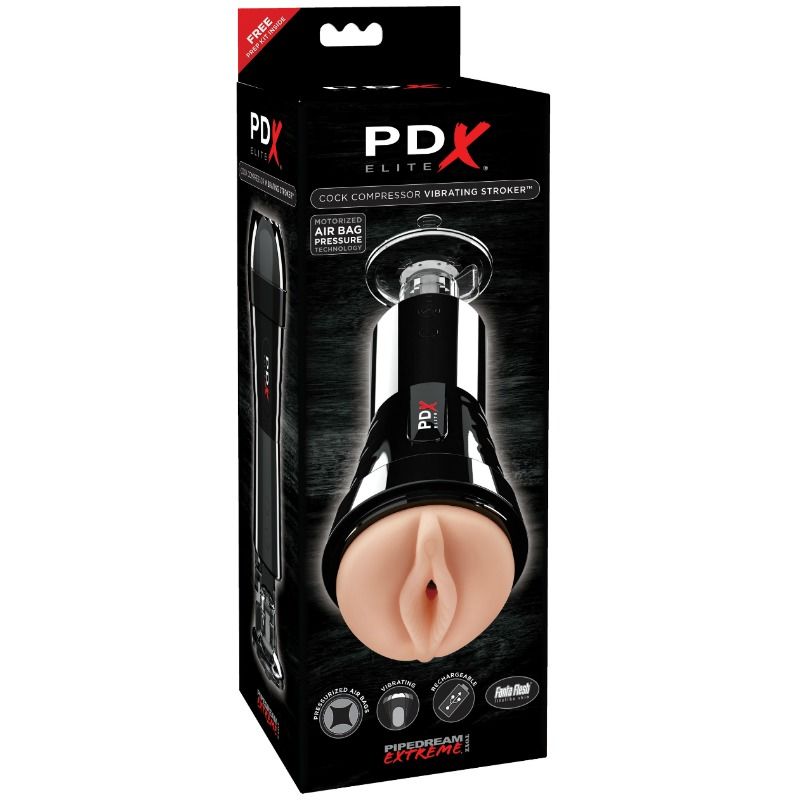 Pdx Elite Masturbator With Vibration And Compressor Effect - 2