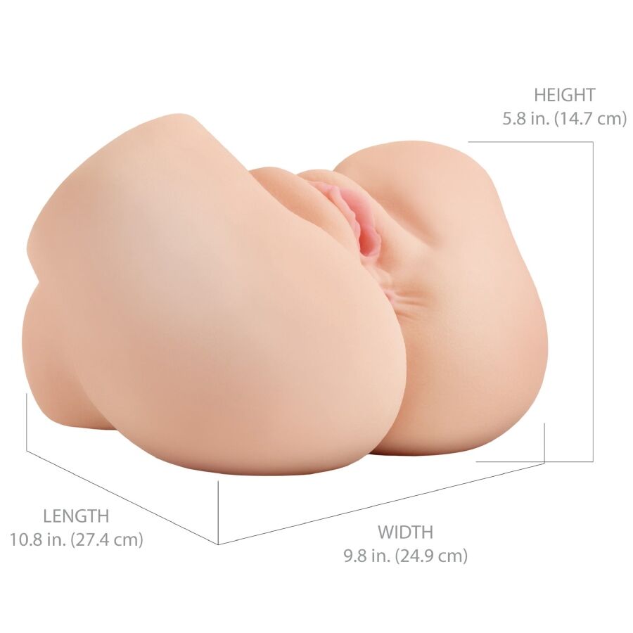 Pdx Elite Back That Up Realistic Vibrating Vagina And Anus Masturbator - 5