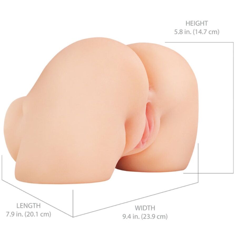 Pdx Elite Shakethat Realistic Vagina And Anus Masturbator With Vibration - 5