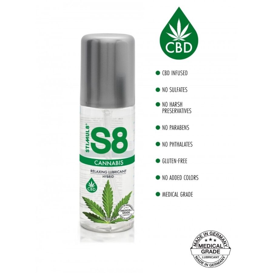 Stimul8 S8 Cannabis Hybrid Lubricant 125 Ml - 2