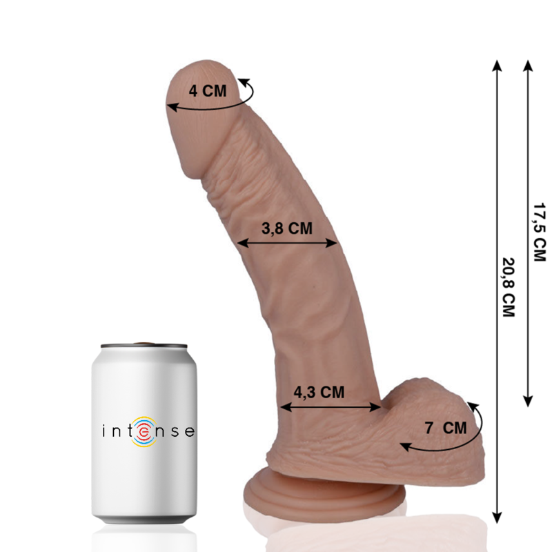 Mr Intense Dildos MR Intense 23 Realistic Cock 20 8 CM O 3 8 CM - 2
