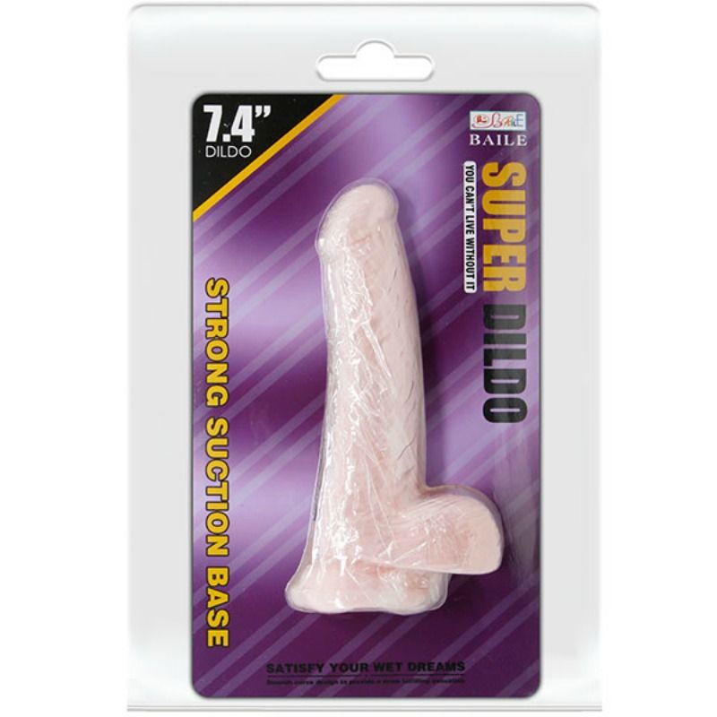 Baile Dildos Super Realistic Natural 18 8 CM - 5