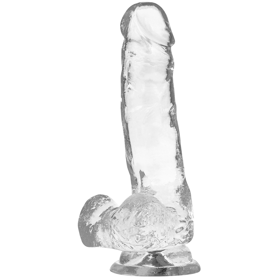 X Ray Clear Cock With Balls 18 5 CM O 3 8 CM - 4