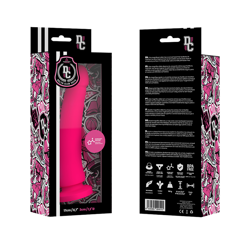 Deltaclub Club Toys Dildo Medical Silicone 17 Cm O 3 Cm - 3