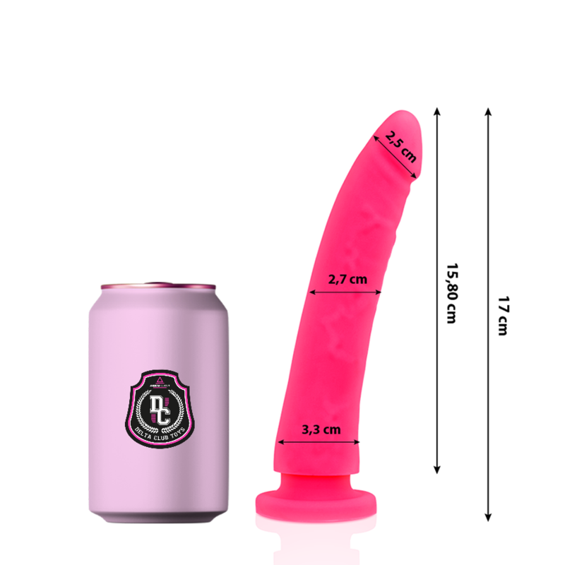 Deltaclub Club Toys Dildo Medical Silicone 17 Cm O 3 Cm