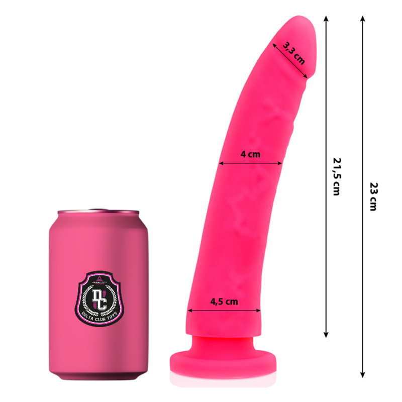Deltaclub Club Toys Dildo Medical Silicone 23 CM O 4 5 CM