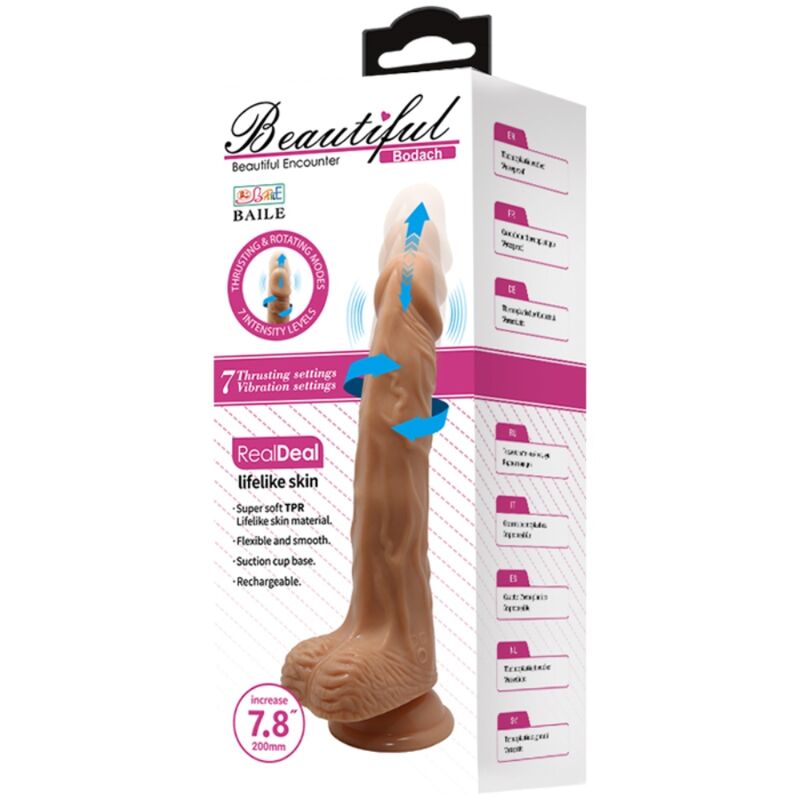 Baile Dildos Beautiful Encounter Bodach Vibration And Rotation 20 Cm - 5