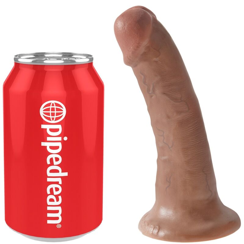 King Cock Realistic Penis 15 CM Caramel - 5