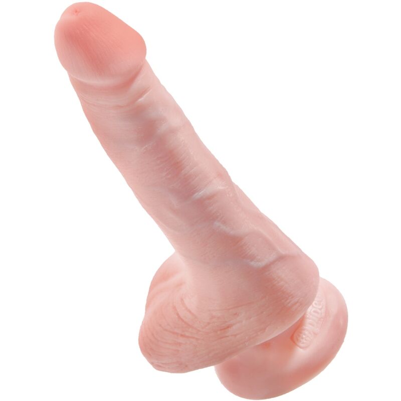 King Cock Realistic Penis With Balls 13 5 CM Light - 3