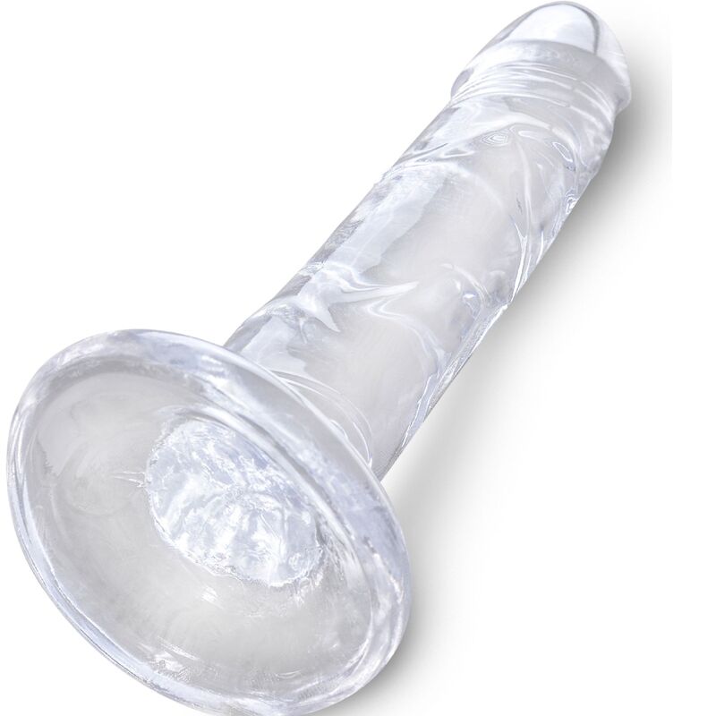 King Cock Clear Realistic Penis 15 5 CM Transparent - 2
