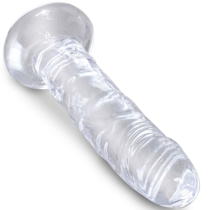 King Cock Clear Realistic Penis 15 5 CM Transparent - 3