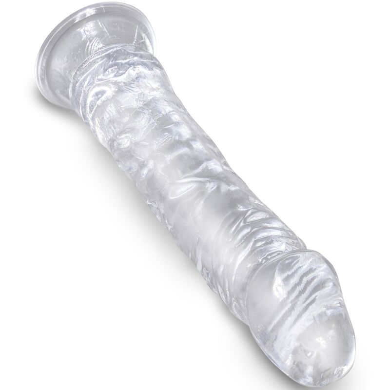 King Cock Clear Realistic Penis 19 7 CM Transparent - 2