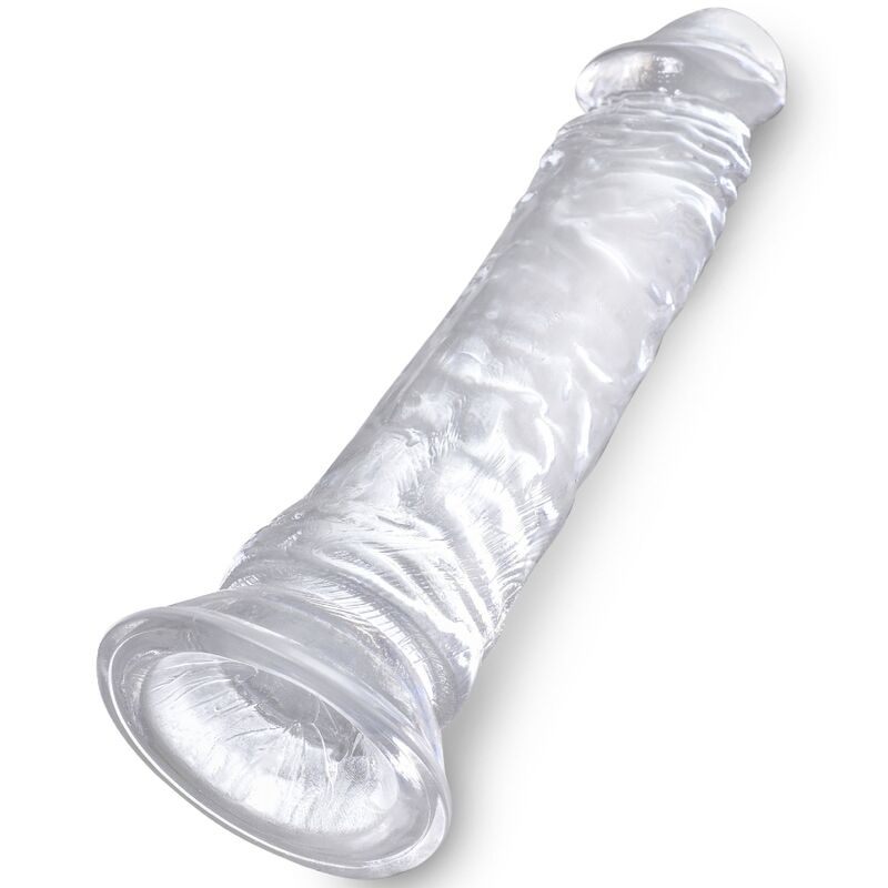King Cock Clear Realistic Penis 19 7 CM Transparent - 3