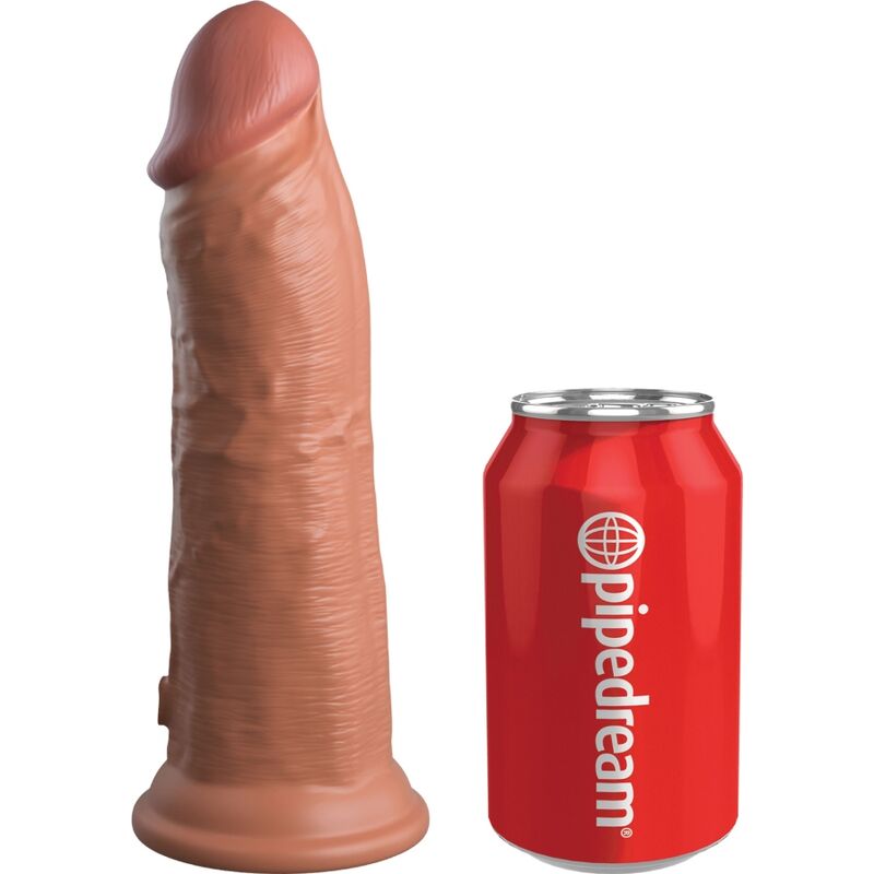 King Cock Elite Realistic Dildo Vibrating Silicone 20 3 CM Caramel