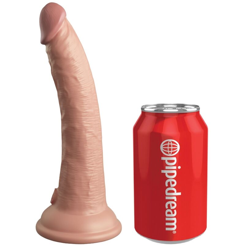 King Cock Elite Realistic Dildo Vibrator Silicone Remote Control 17 8 CM