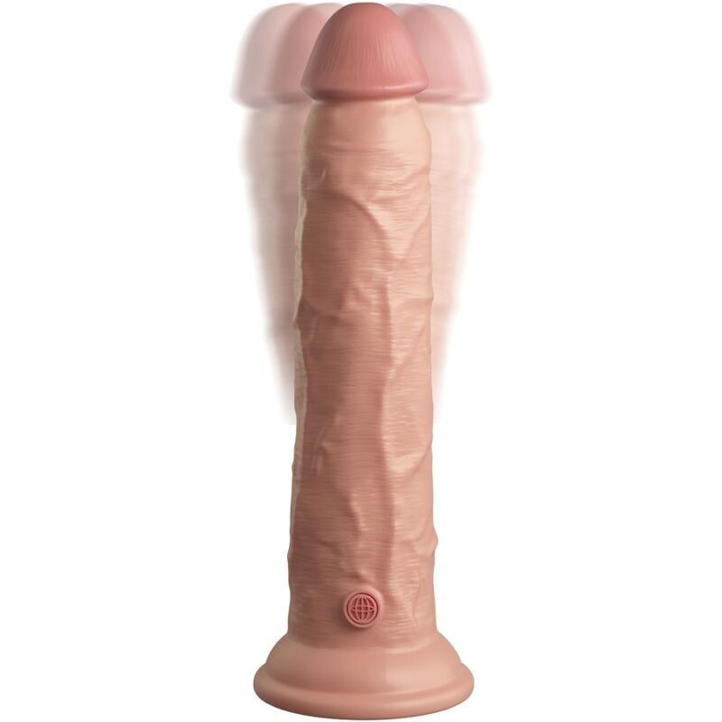 King Cock Elite Realistic Dildo Vibrator Silicone Remote Control 23 CM - 5