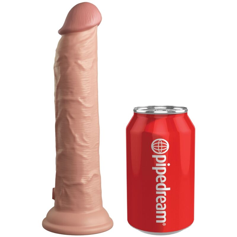 King Cock Elite Realistic Dildo Vibrator Silicone Remote Control 23 CM