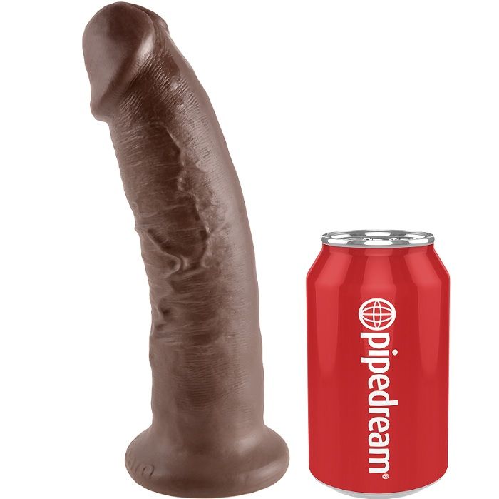 King Cock 9 Dildo Brown 22 9 Cm - 3