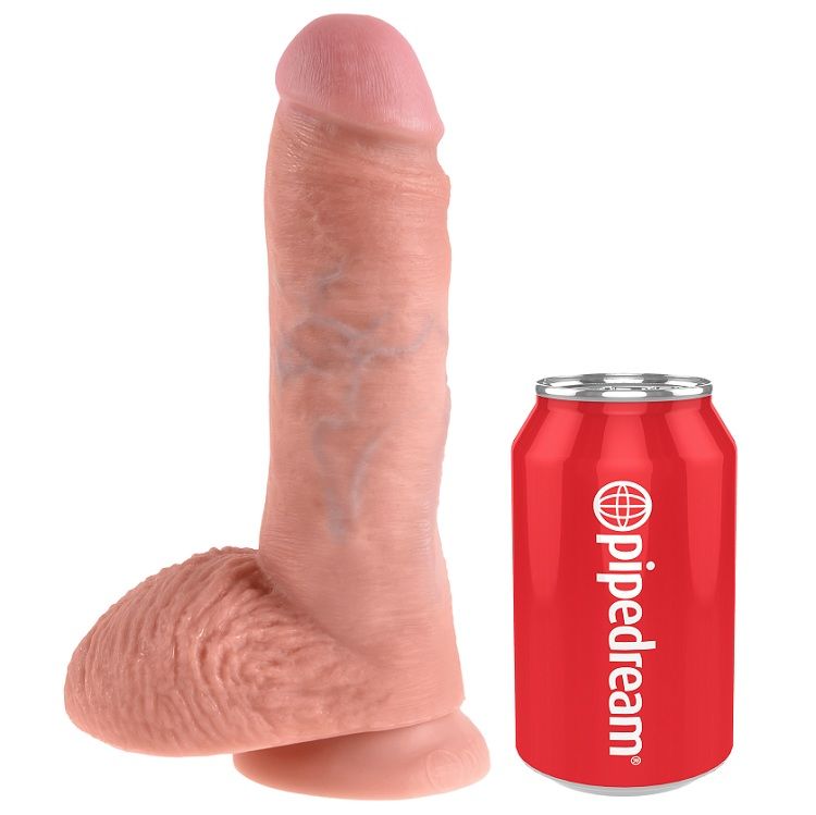 King Cock 8 Dildo With Balls 20 3 CM - 4