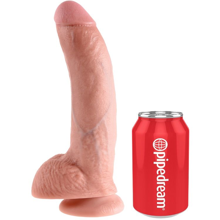 King Cock 9 Dildo With Balls 22 9 CM - 4